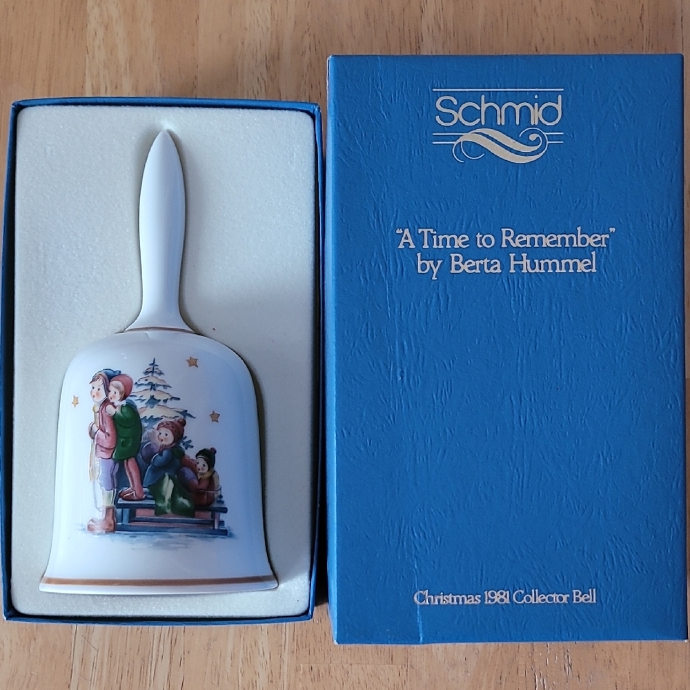 Schmid Hummel Christmas 1981 Collector Bell